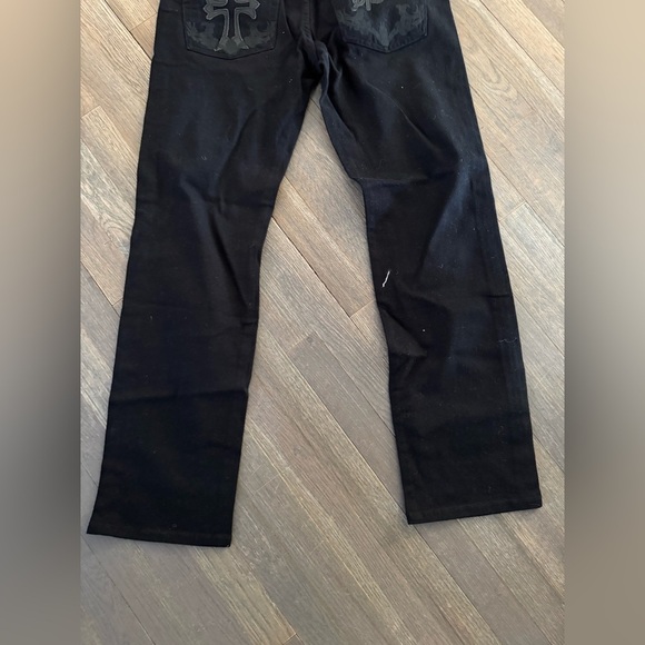 Artistix Black Denim Jeans size 34 waist 33 length - Picture 6 of 9